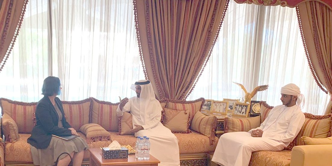 محمد بن حم يلتقي السيدة 